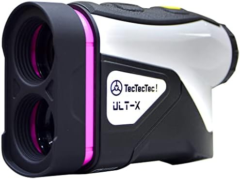 TecTecTec ULT-X golf rangefinder with slope mode and target lock technology
