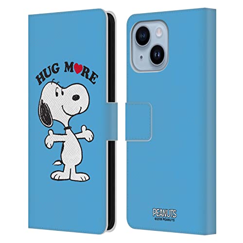 Étui portefeuille Peanuts Snoopy pour iPhone 14 Plus en cuir Head Case Designs