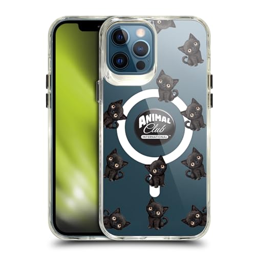 Étui antichoc motif chat pour iPhone 12 Pro Max compatible MagSafe Animal Club International