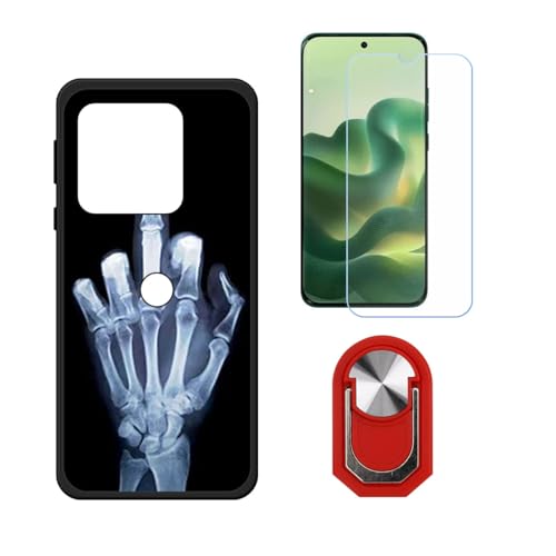 BMPNLSZ �K�p Motorola Edge 70 Fusion+�p+HD�����K���X�ɓK�����ėpTPU�P�[�X�A�V���J�Q���P�[�X�o���p�[�ی�o�b�N�P�[�X-�ɓK����9�d�x�X�N���C�u�h�~�X�N���[���v���e�N�^(6,8") + ���O���\�Ŕėp�I��360�x��]