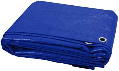 2 x 3 m Blue Heavy Duty Tarpaulin Waterproof Cover Tarp Ground Camping Sheet Tent