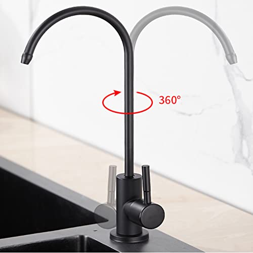 Grifo de cocina de acero inoxidable para ósmosis y filtrado en fregaderos modernos 4