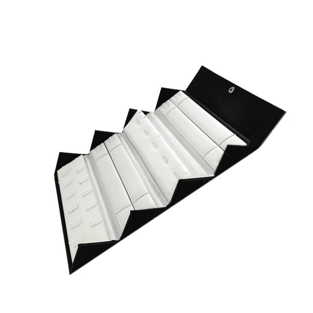 Versátil estuche de viaje para joyas, organizador de joyas, contenedor único para collares, aretes y anillos