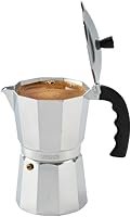 Vista 16 de IMUSA USA B120-43V, Cafetera de expreso de aluminio para estufa de 6 tazas, plateada