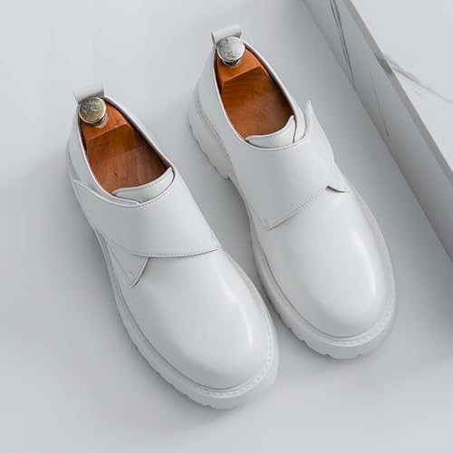 Chunky Formal Shoes Men's Loafers Fashion Platform Higher Business Casual Office Suit Shoes Classic Round Toe Party Wedding Oxfords2