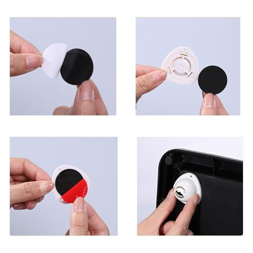 Rodas de rodízio adesivas, coladas em rodas de rolo | 4x Rodízios Giratórios Adesivos | Rolos do apa