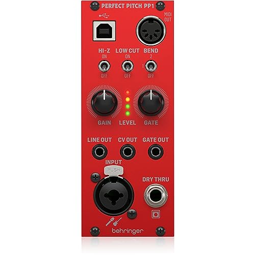 Behringer PERFECT PITCH PP1 Guitar and Audio to MIDI, USB and CV Converter Module for Eurorack.