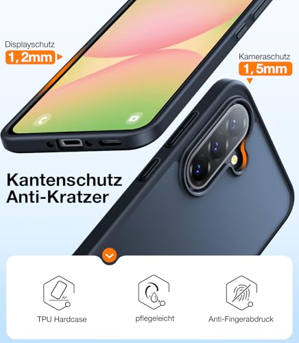 TORRAS Guardian für Samsung Galaxy A56 5G Hülle Schwarz – Ansicht 4