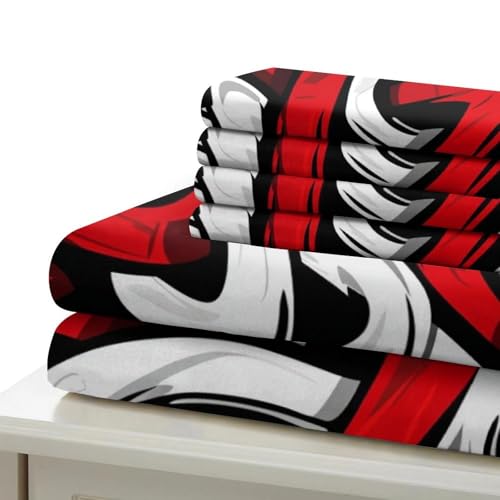 Housse de couette super douce effet 3D graphisme de rue - 7