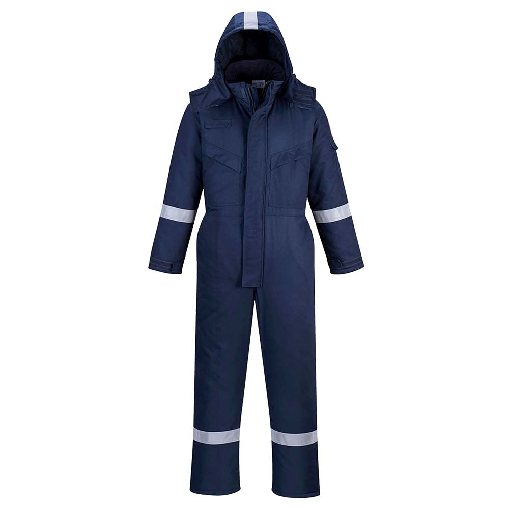 Portwest FR53 Tuta Intera Invernale Fr Antistatica, Taglia XXL, Navy