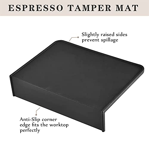 Coffee Tamper Mat Silicone Tamp Station Espresso Tamping Mat Barista Portafilter Coffee Machines Accessory - Thumbnail 4