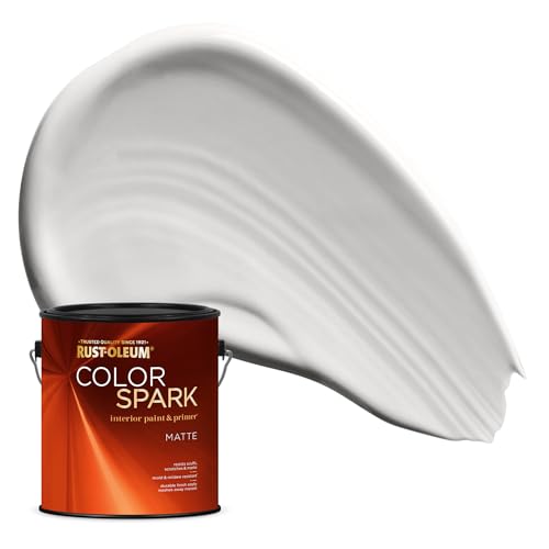 Image of Rust-Oleum Color Spark Interior Paint and Primer in One, Matte, Wishbone, 1 Gallon