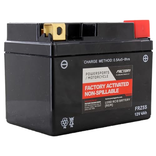 Factory Racing YTZ5S-BS AGM Motorcycle/Scooter Battery