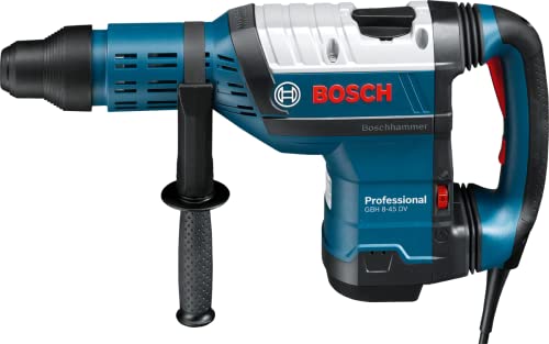 Bosch Professional boorhamer GBH 8-45 DV (1500 watt, boor-Ø in beton met hamerboren: 12-45 mm, slagenergie max.: 12,5 J, SDS max, incl. vettube, extra handgreep, in koffer) - Afbeelding 3