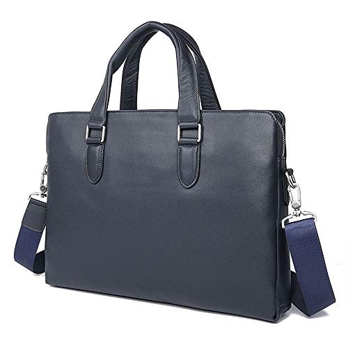 Laptop-Umhängetasche Herren Business-Aktentasche Simple Classic Leather Tote 14" Computer-Tasche Ideal for Geschäftsleute Für Das