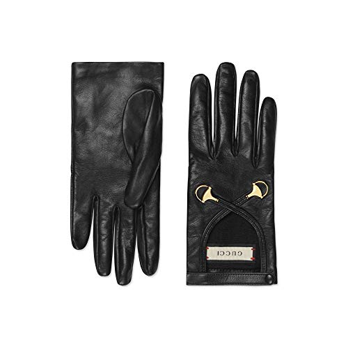 (グッチ) GUCCI レディース 手袋・グローブ Horsebit Nappa Leather Gloves [並行輸入品]