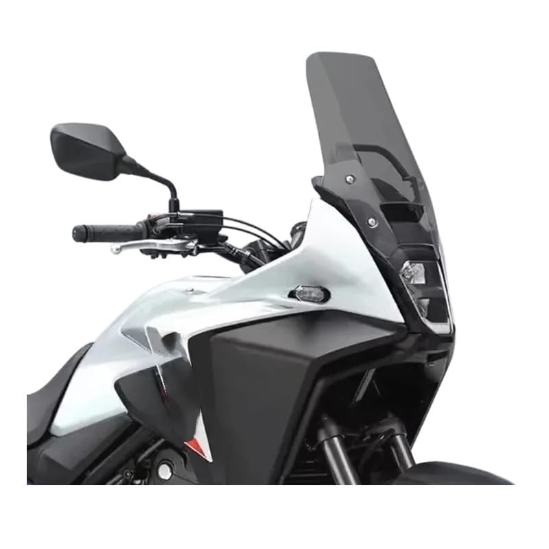 Visière moto grise NX500 protection vent pour longs trajets