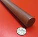 Micarta XX Paper Phenolic Round Rod 1-1/4