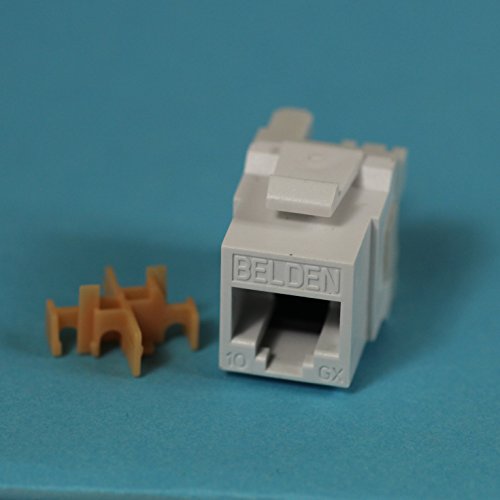 Belden AX102282 Keystone Jack para Cat 6 y 6a miniatura 1