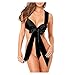 HFStorry Damen Einteilige Sexy Dessous mit Schleife Sexy Mode Dessous Kleid Damen Puppe Minikleid Lingerie Negligee Party Kostüm Unterwäsche Lingerie