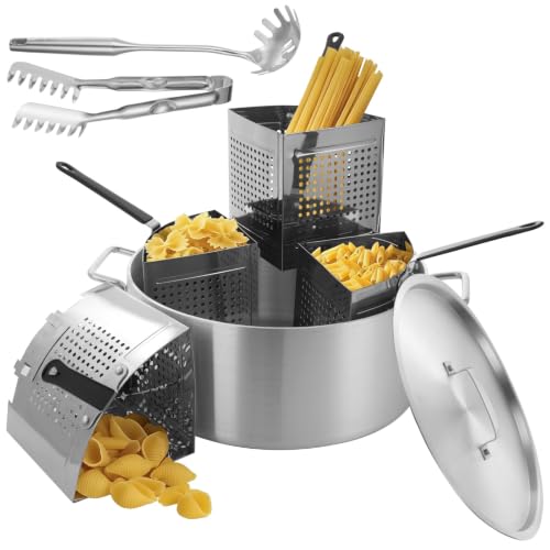 20 Qt Pasta Pot with Strainer, Making Multiple Servings of Pasta at Once by FELISTORY - Used condition - Image 6