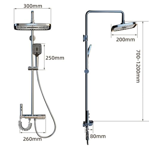 Système de douche thermostatique pour stopper les variations de température d'eau