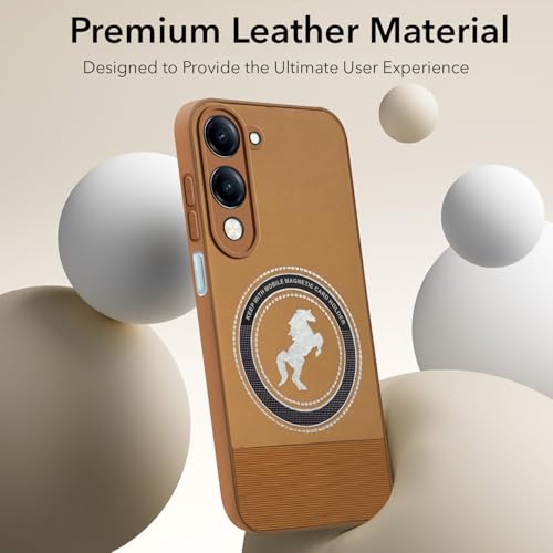 Jkobi PU Leather Vivo Y19 Case Brown - Image 7