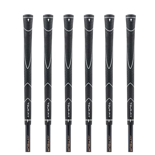 Junior Golf Club Grips for Kids | Wood & Iron Grip | Quality Rubber | FREE Professional Tape | Easy Re-Gripping | 0.54" Core Size | 33±3g | Multiple Quantities Available (Black-6 Grips)