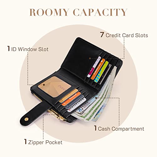 Missnine MS0105007AN001-KL-FUS Small Wallet For Women Rfid Compact Wallet Vegan Leather Bifold Ladies Wallet thumb #2