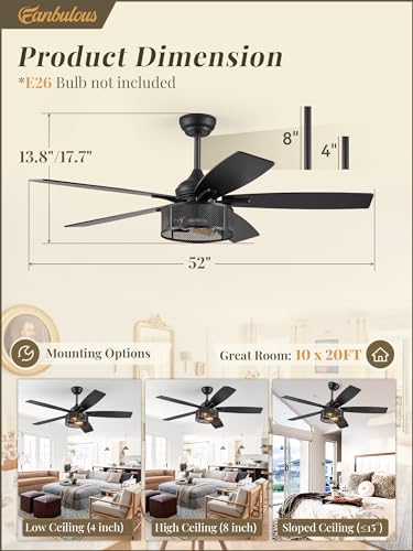 Fanbulous FSDWL01 Farmhouse Ceiling Fans thumb #5