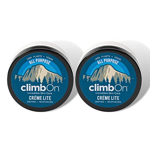 climbOn All Purpose Lotion Crème Lite, Body and Face Moisturizer, Organic Body Lotion for Dry Skin, Skin care Made From