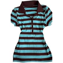 Y2k Striped Shirt Alt Shirts Fairy Grunge Top Gyaru Downtown Girl Clothes