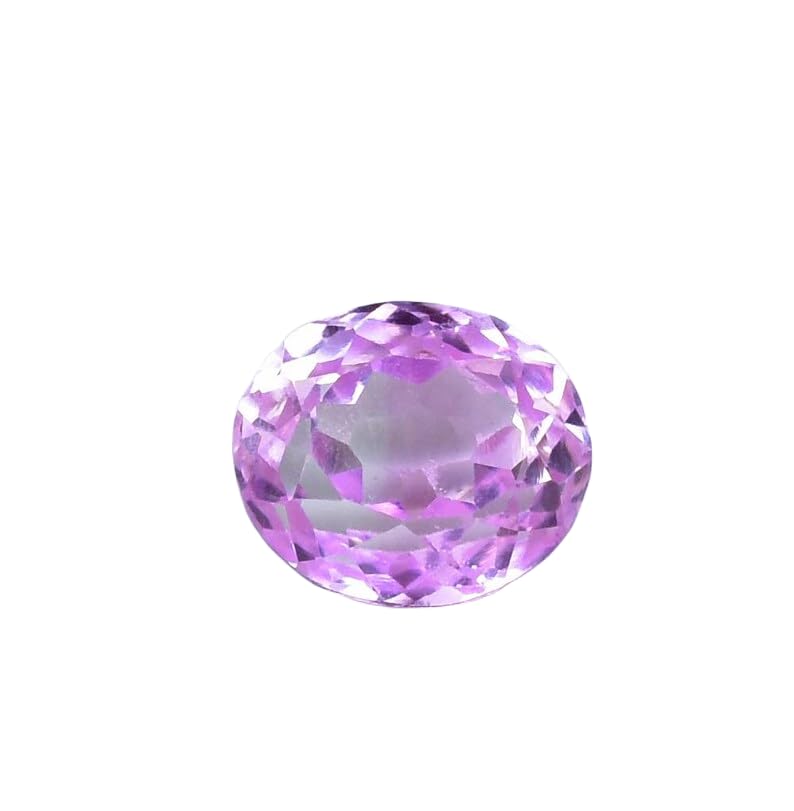 Saphir rose naturel ovale 10x9mm facetté pour création bijoux