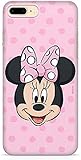 Con protección Ert Group DPCMIN37152 Disney Cubierta del Teléfono Móvil, Minnie 057 Iphone 7 Plus/ 8 Plus