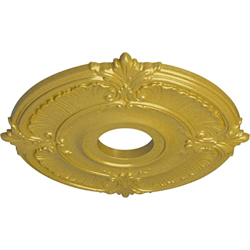 Image of Ekena Millwork CM18ATRGS - Attica - Ceiling Medallion, Rich Gold