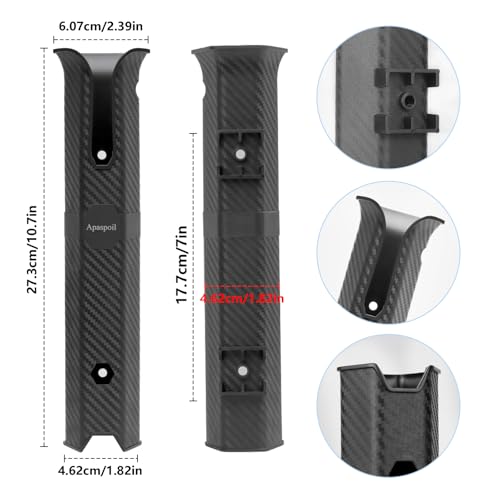 Fishing Rod Holders, 4 Pack Fishing Rod Racks Fishing Pole Holders Side-Mount with Screws for Boat