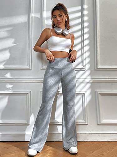 Image of SOLY HUX Women's High Waisted Flare Leggings Sweatpants Bell Bottoms Bootcut Yoga Pants