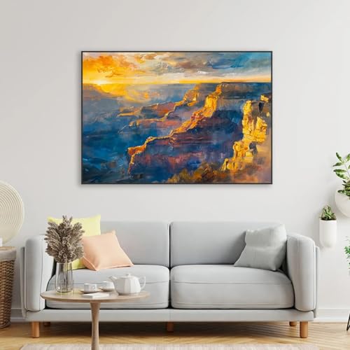 Parc national du Grand Canyon affiche voyage toile paysage naturel 80x120