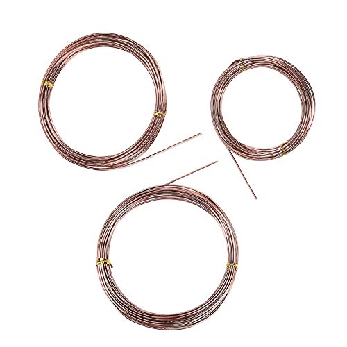 BEADNOVA Bonsai Wire 33 Feet Copper Bonsai Training Aluminium Plant Training Wire for Plant (Copper...