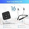 Golvery Bluetooth Headphones Transmitter for TV Watching, Neckband Wireless Stereo Earphones Earbuds Set w/Transmitter Adapter for Optical Digital RCA 3.5mm Aux TVs, Plug n Play No Audio Delay #4