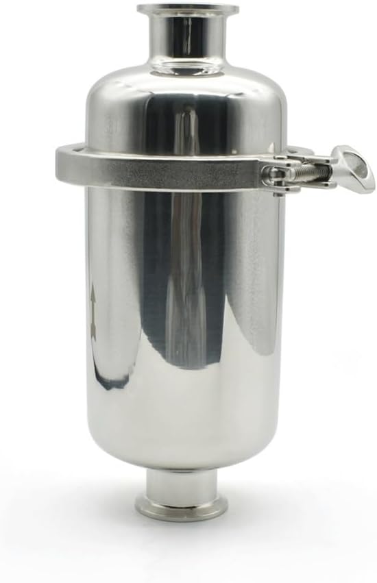 51mm Tri Clamp Inline Filter - 316 Stainless Steel Microporous Filter for Beer Brewing & Food Processing - 1PC(60 Mesh)