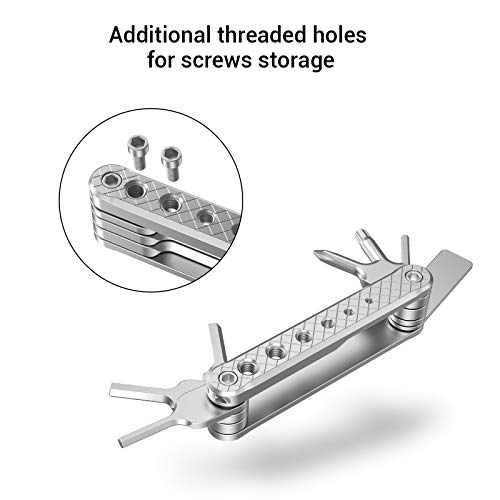 SMALLRIG Folding Tool Set with Screwdrivers and Hex Key Wrenches, Tool Set with Seven Functional Tools Included - 2213