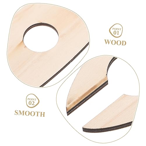 Soporte de vino de madera 3 piezas estilo kaki miniatura 4