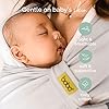 Boba Bliss Pre-Wrapped Baby Carrier with Buckle - Newborn to 7-35 lbs Light, Breathable & Easy to Adjust Hybrid Infant Sling & Toddler Carrier - Certified Hip-Healthy for 0-18 Months - Gray #3