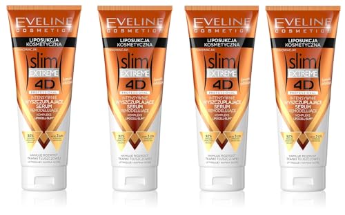 Eveline Cosmetics Slim Extreme 4D Professional Crème brûlante intense des graisses pour perdre du poids, raffermir le ventre, les cuisses minces