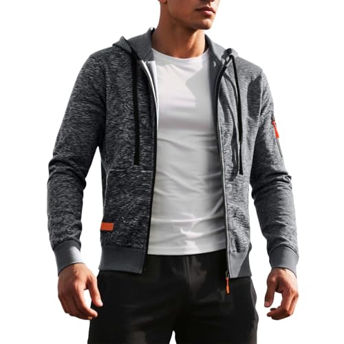 Pull grande taille homme avec capuche style classique et confort