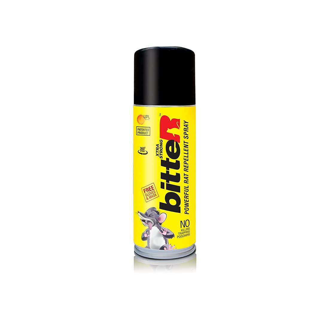 bitteR Powerful Protection from Rats, 340ml Jumbo Spray - Protect Wires in Car, Bike | Camphor Fragrance | Non Toxic | No Kill Only Repels | 60 Days Protection (Pack of 1) (B09VDBXZY5) Amazon Price History, Amazon Price Tracker