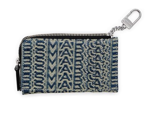 Marc Jacobs The Monogram J Marc Top Zip Multi Wallet, Sun Faded Denim2