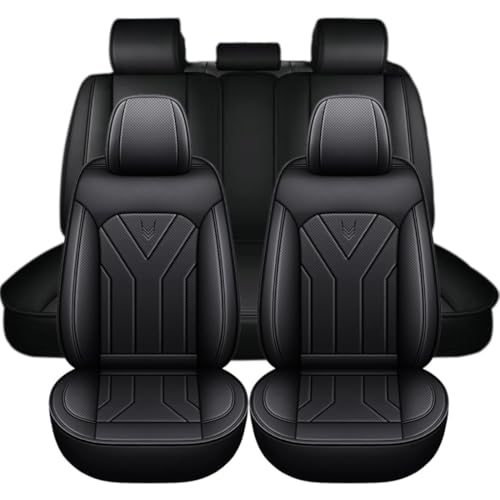 Chifeng Universal-Faux Leder-Sitzbezüge Für Toyota - Wasserabweisend, Kratzfest, Leicht Zu Reinigen, Ideal Für Lange Fahrten Und Familien, Perfekt Für Hundehalter Und Pendler (Schwarz,Corolla)
