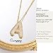 CCINPPY Letter Necklace, 14k Gold Plated Bubble Balloon Dainty Necklace for Women, Chunky Initial Charm Pendant Name Necklac e Personalized, Gold, Letter A